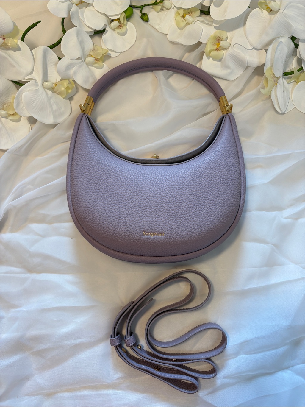 Songmont Lavender Small Luna Bag